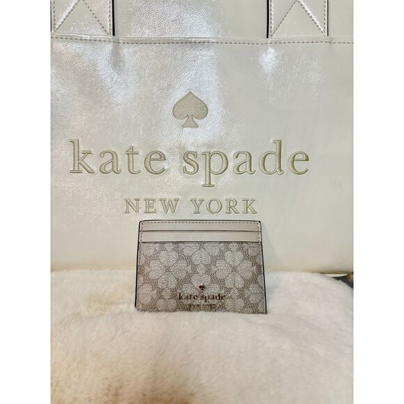 Kate Spade New York Large Tote in with Matching Spade Card Holder - NWT Bundle - Picture 11 of 14